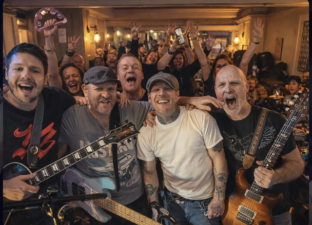 Velvet Fury sharing a joyful moment with their audience